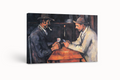 Los jugadores de cartas - Paul Cézanne - Lienzo premium 430g (calidad de galeria)