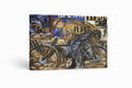 El ciclista- Natalia Goncharova - Lienzo premium 430g (calidad de galeria)