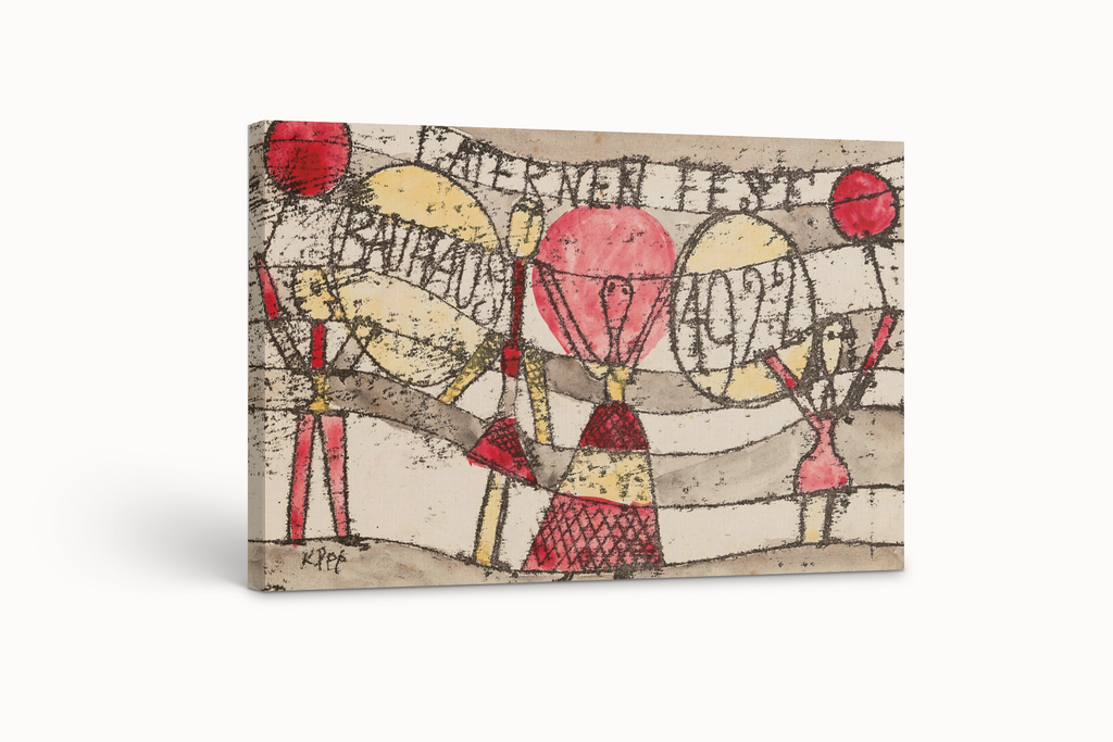 Festival des lanternes, Bauhaus - Paul Klee - Toile premium 430g (qualité galerie)