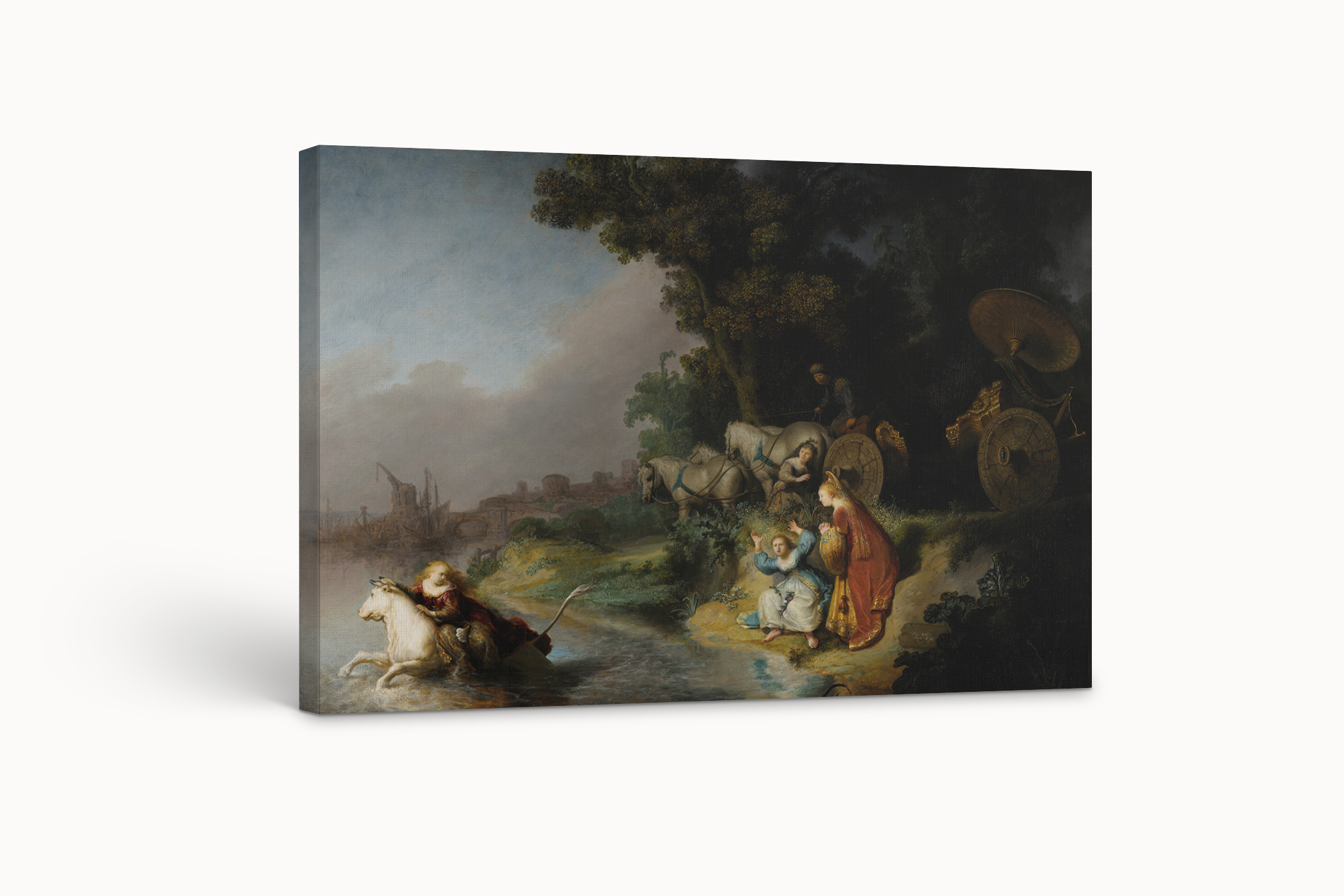 El rapto de Europa - Rembrandt Van Rijn - Lienzo premium 430g (calidad de galeria)