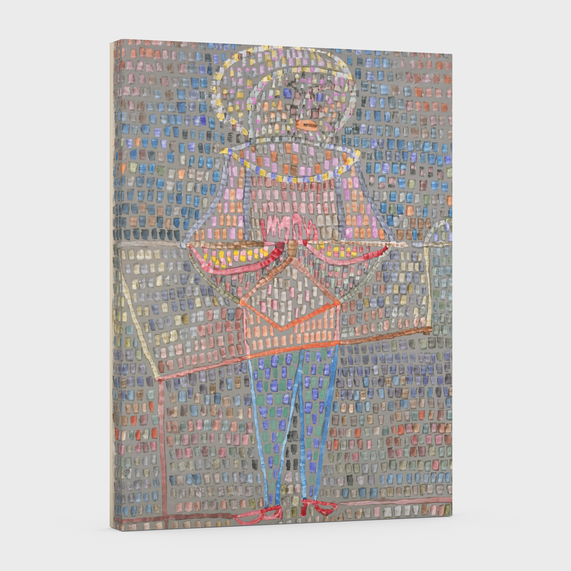 Niño con disfraz de gala -Paul Klee - Lienzo premium 430g (calidad de galeria)