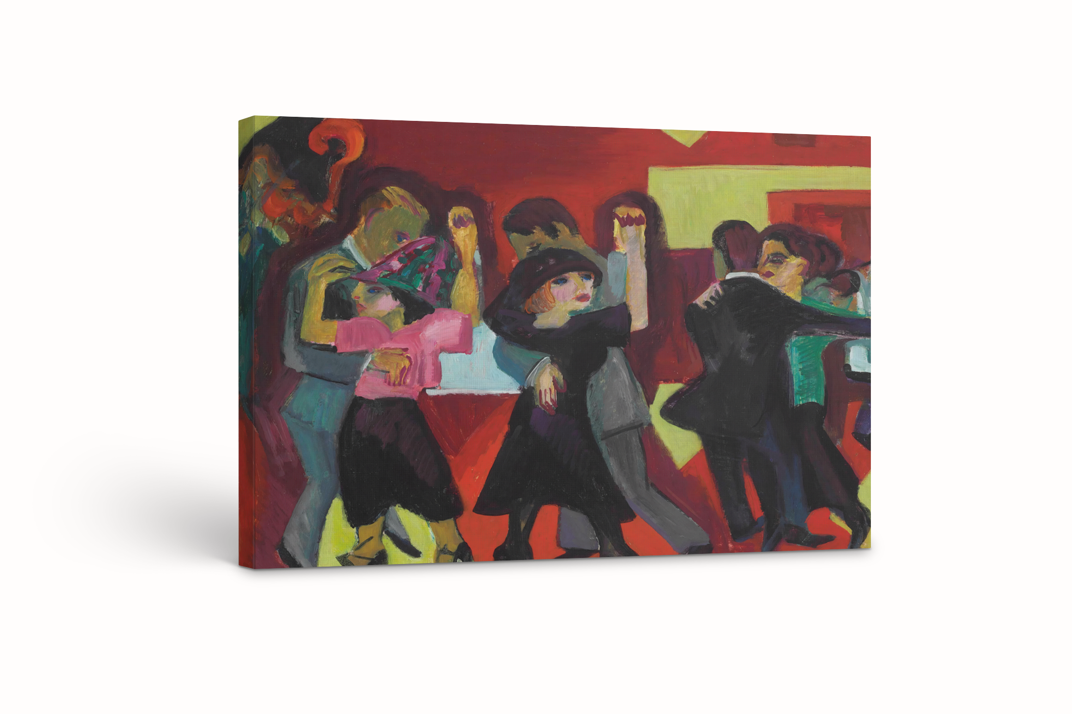Te danzante - Ernst Ludwig Kirchner - Lienzo premium 430g (calidad de galeria)
