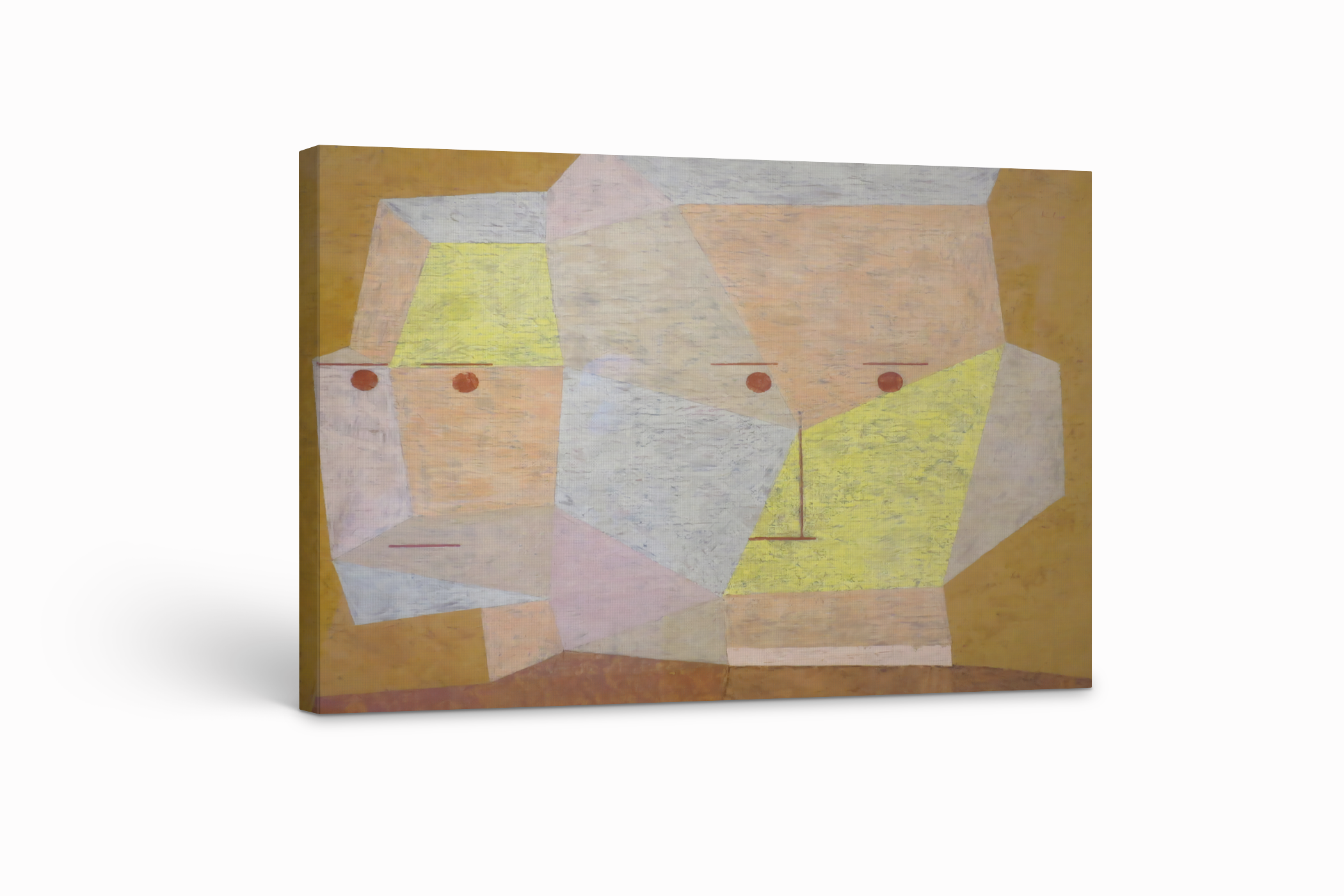 Dos cabezas -Paul Klee - Lienzo premium 430g (calidad de galeria)