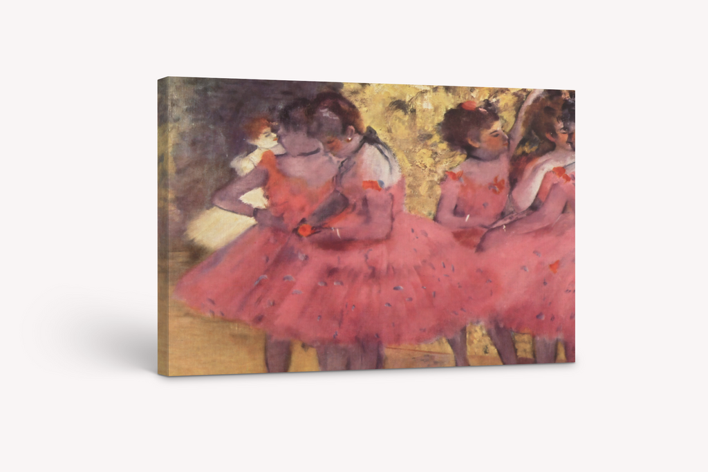 Ballerines roses - Edgar Degas - Toile premium 430g (qualité galerie)