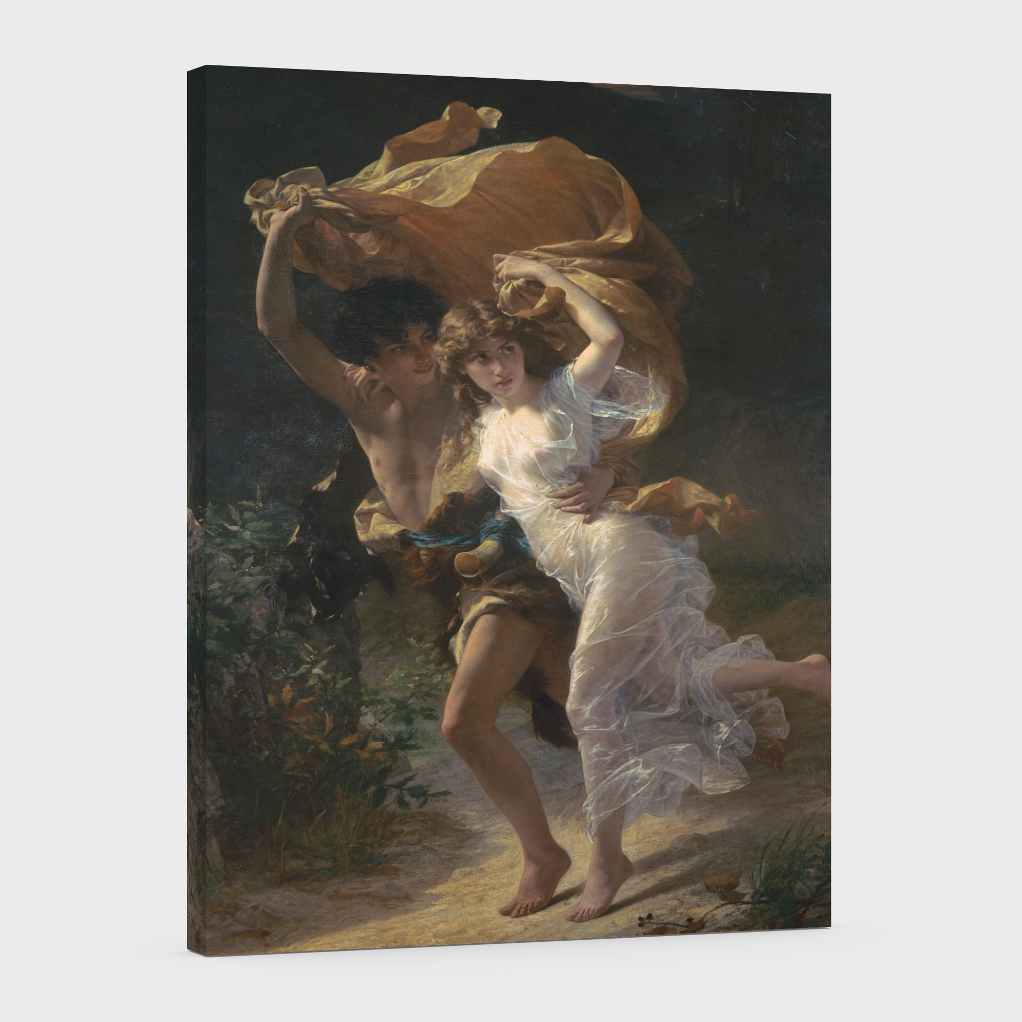 La tormenta - Pierre Auguste Cot - Lienzo premium 430g (calidad de galeria)