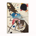 Two Black Spots - Wassily Kandinsky - Premium Canvas 430g (gallery quality)