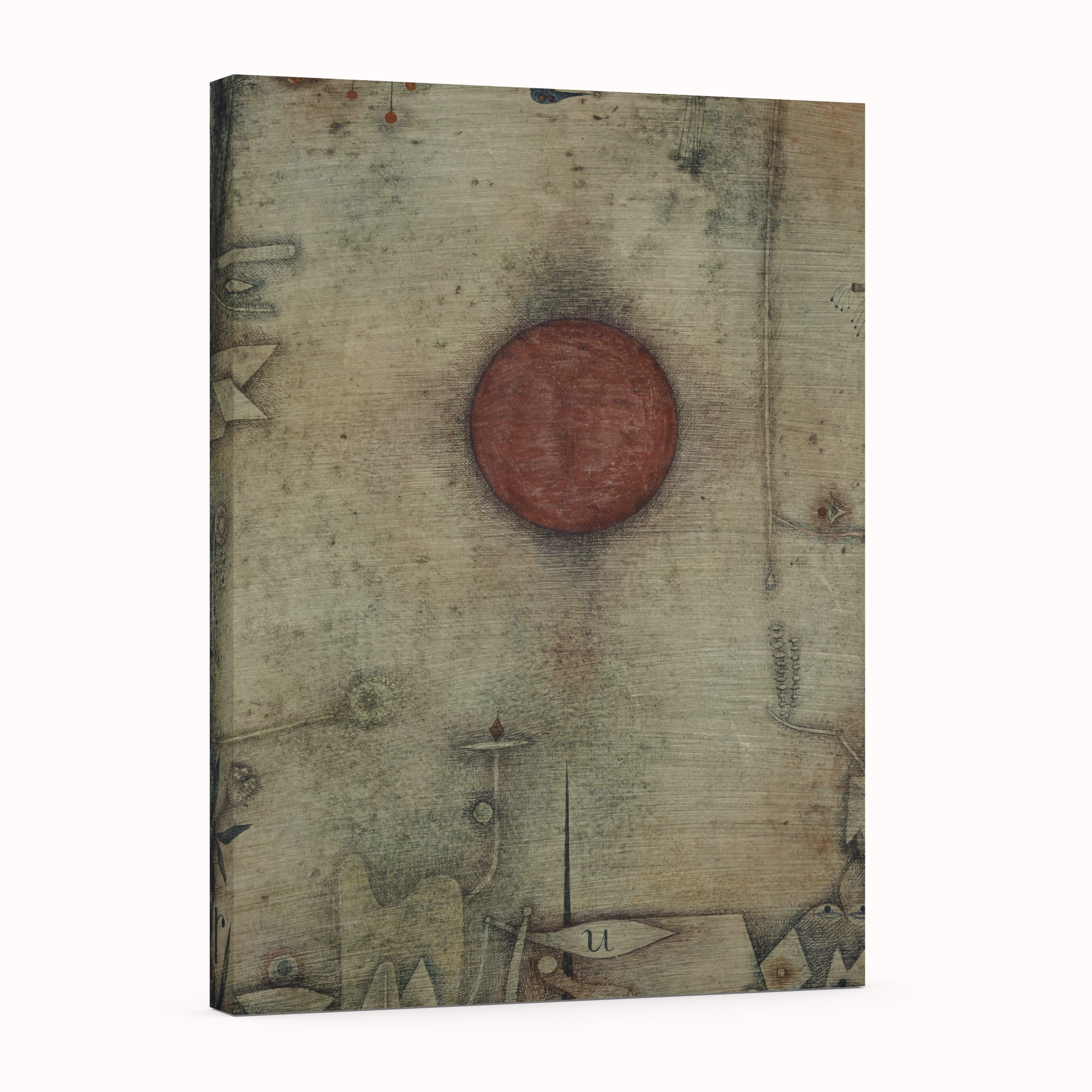 Al margen - Paul Klee - Lienzo premium 430g (calidad de galeria)