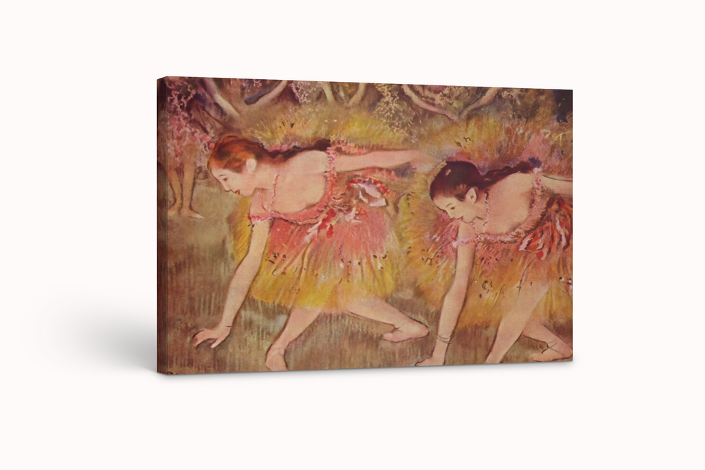 Dancers Bowing - Edgar Degas - Premium canvas 430g (gallery quality)