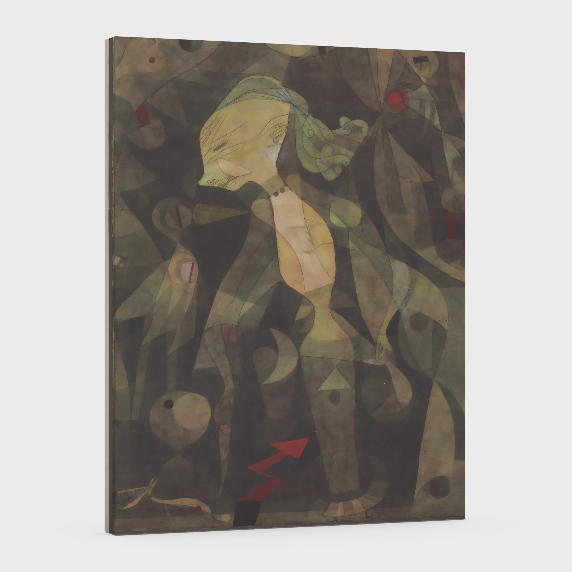 Aventura de una joven - Paul klee- Lienzo premium 430g (calidad de galeria)