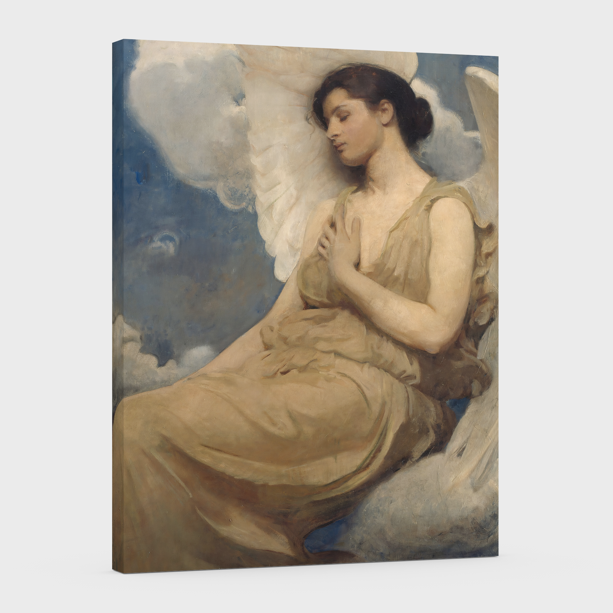 Figura alada - Abbott_Handerson_Thayer - Lienzo premium 430g (calidad de galeria)