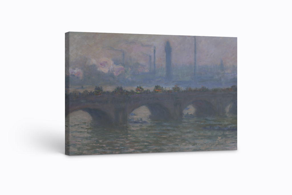 Pont de Waterloo - Claude Monet - Toile premium 430g (qualité galerie)