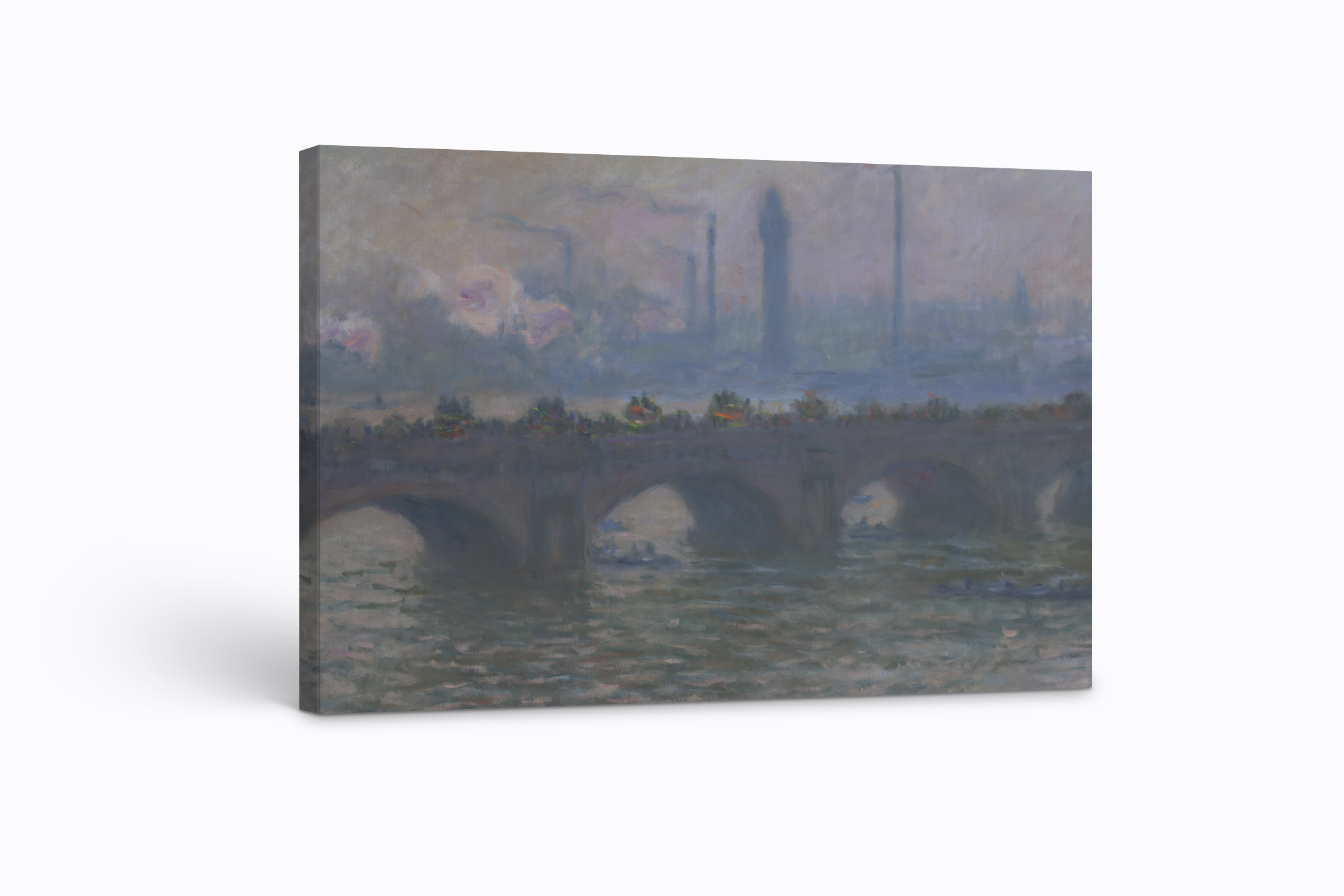 Puente de Waterloo - Claude Monet - Lienzo premium 430g (calidad de galeria)