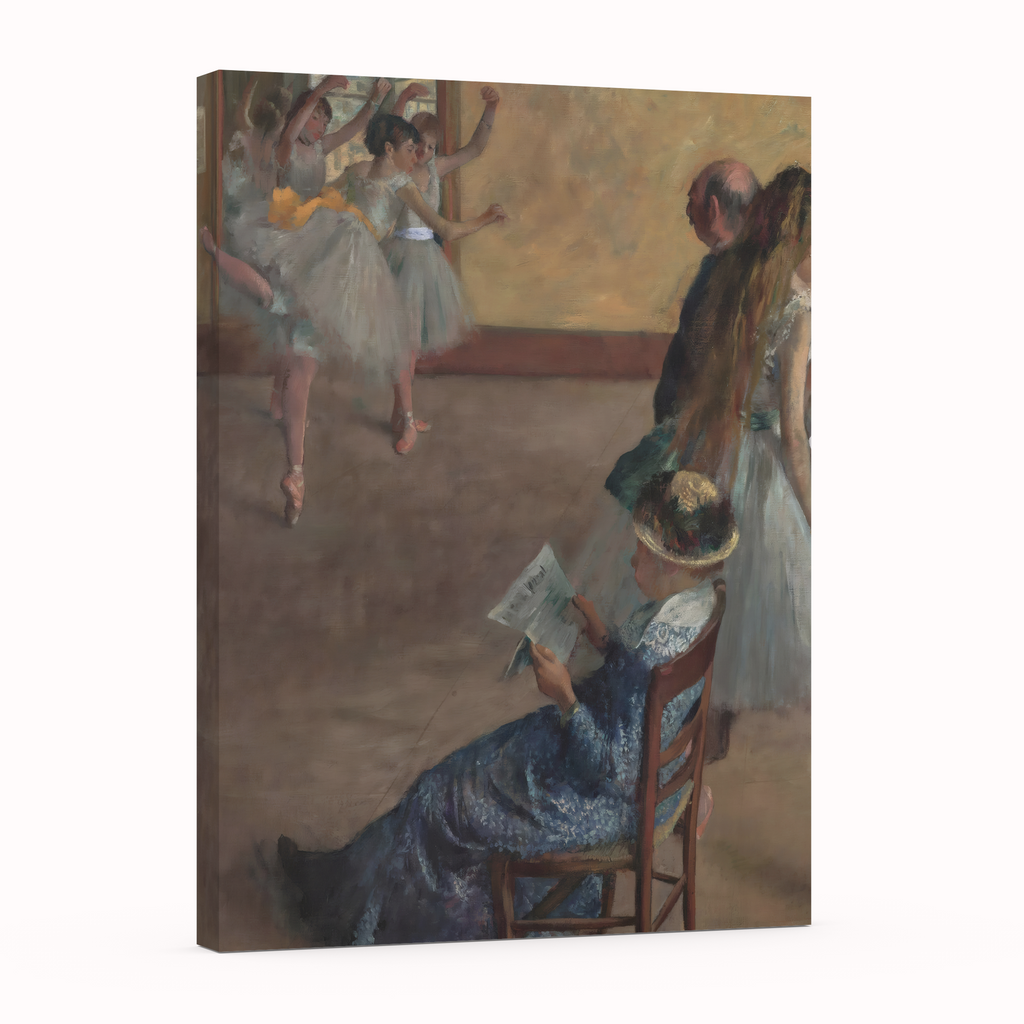 La classe de ballet - Edgar Degas - Toile premium 430g (qualité galerie)