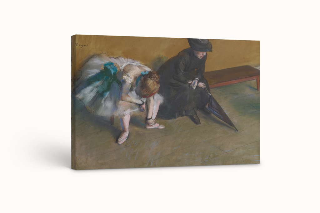 L'Attente - Edgar Degas - Toile premium 430g (qualité galerie)