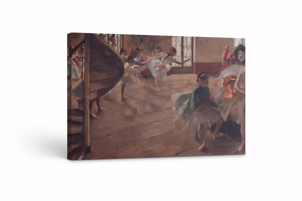 L'essai - Edgar Degas - Toile premium 430g (qualité galerie)