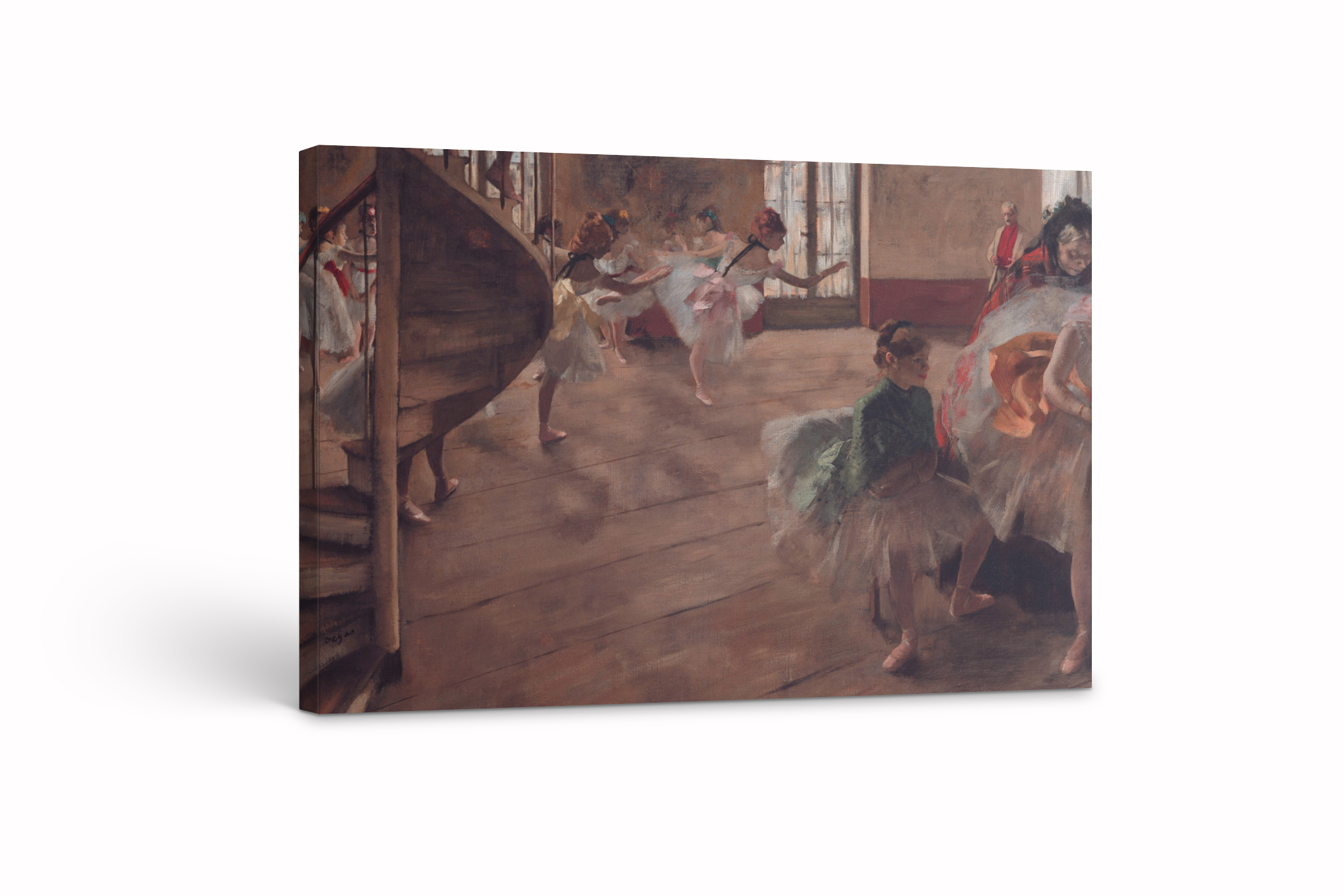 El ensayo - Edgar Degas - Lienzo premium 430g (calidad de galeria)