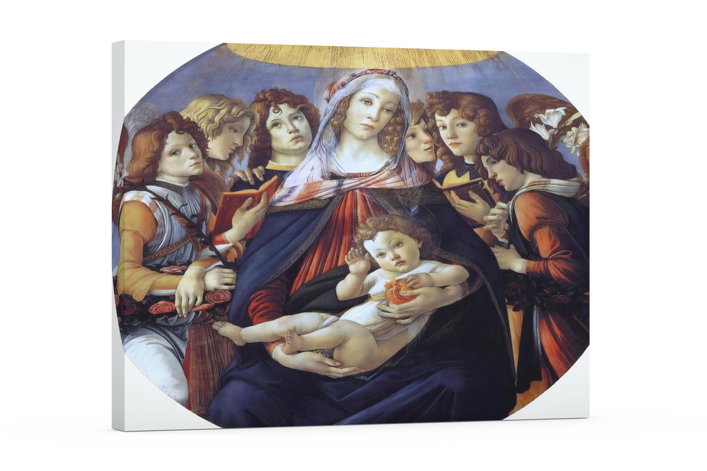 La vierge à la grenade - Sandro Botticelli - Toile premium 430g (qualité galerie)