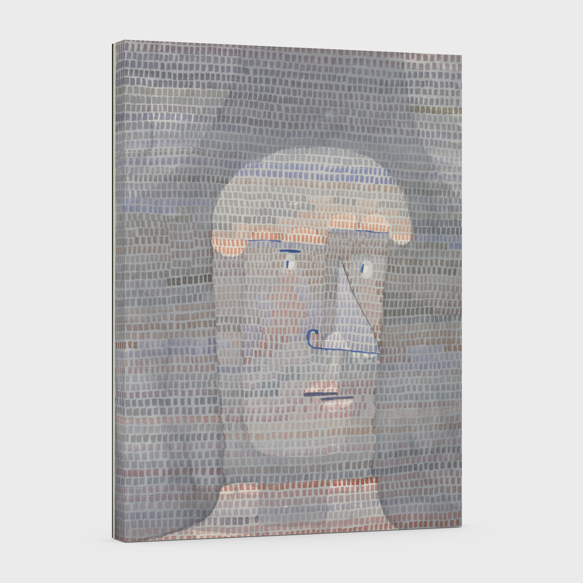 Cabeza de atleta -Paul klee - Lienzo premium 430g (calidad de galeria)