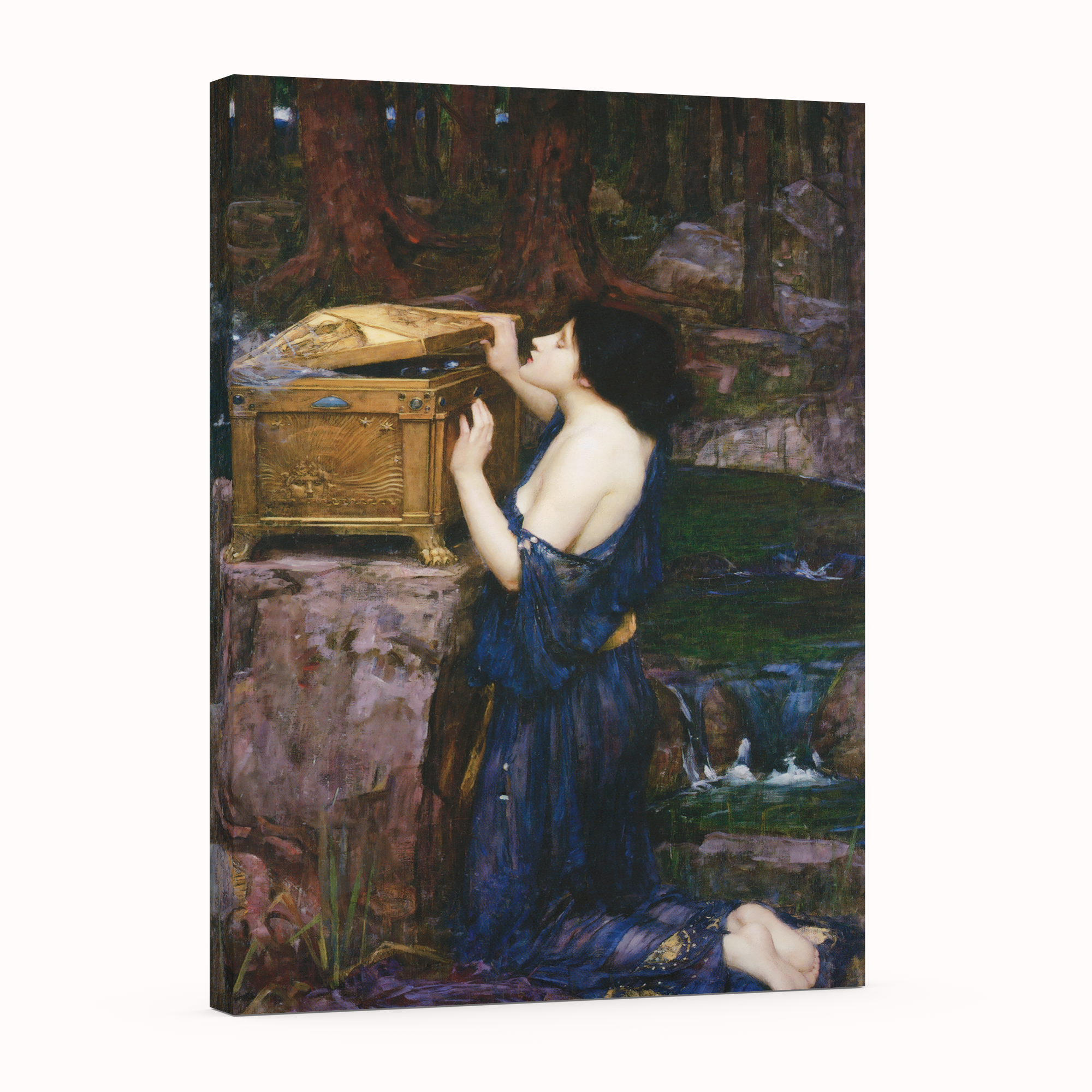 Pandora - John William Waterhouse - Lienzo premium 430g (calidad de galeria)