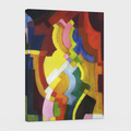 Formas de colores II -August Macke - Lienzo premium 430g (calidad de galeria)