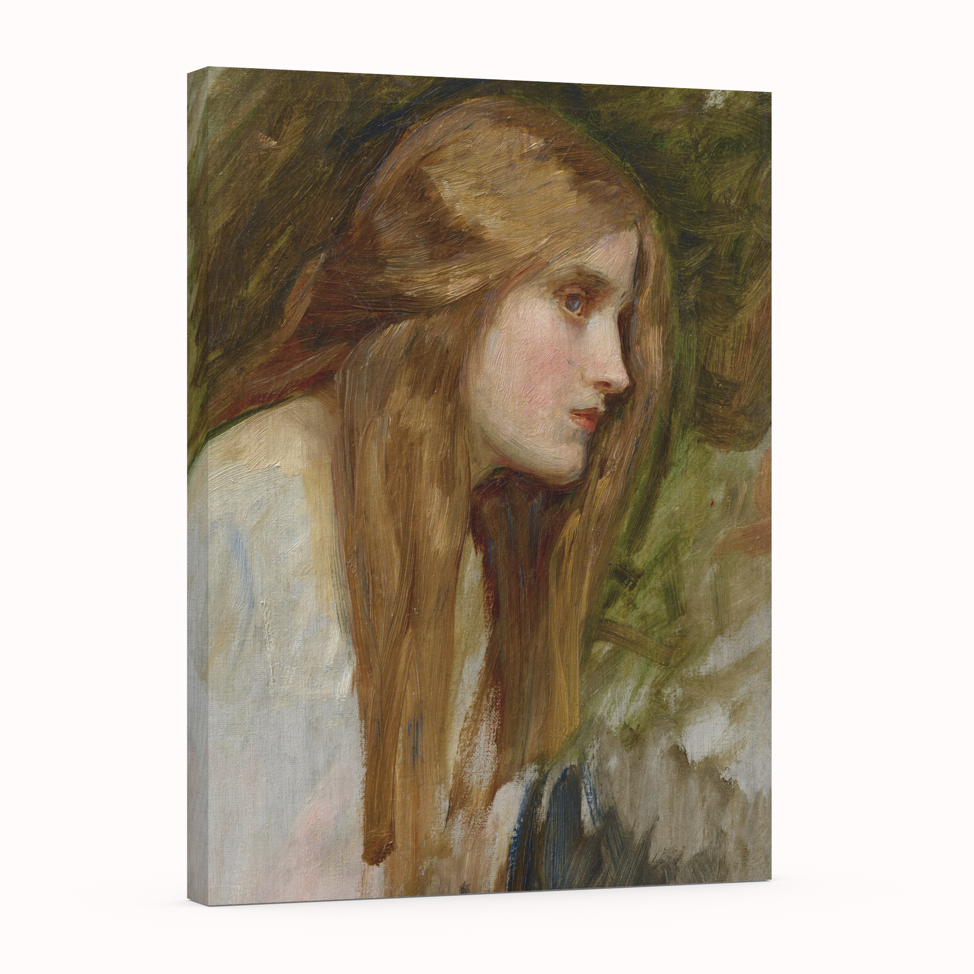 Phyllis - John William Waterhouse - Lienzo premium 430g (calidad de galeria)