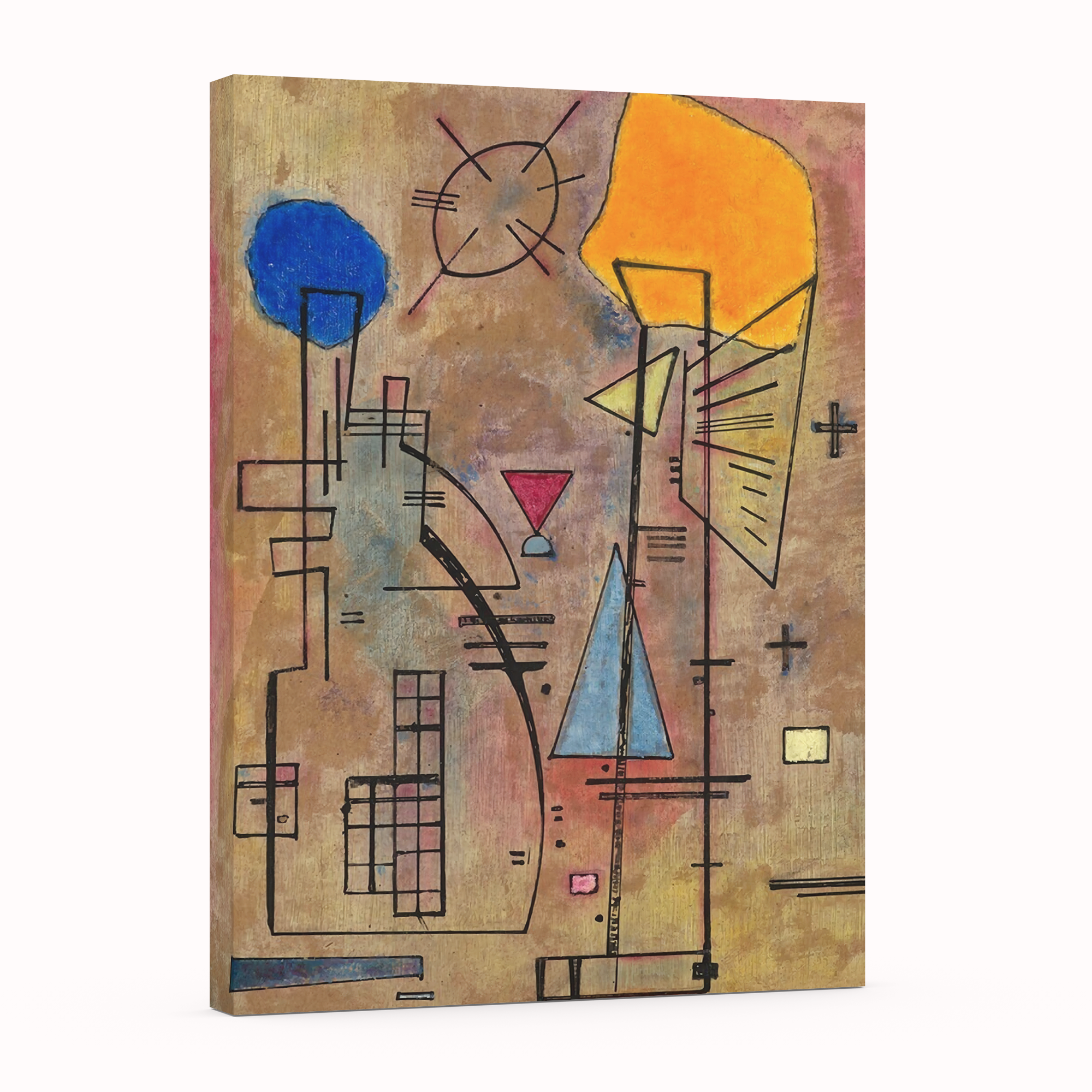 Uno dos - Wassily Kandinsky - Lienzo premium 430g (calidad de galeria)