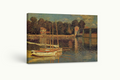 El puente de Argenteuil - Claude Monet - Lienzo premium 430g (calidad de galeria)