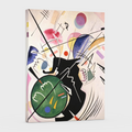Forma negra -Wassily Kandinsky - Lienzo premium 430g (calidad de galeria)
