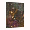 La bella dama sin piedad - John William Waterhouse - Lienzo premium 430g (calidad de galeria)