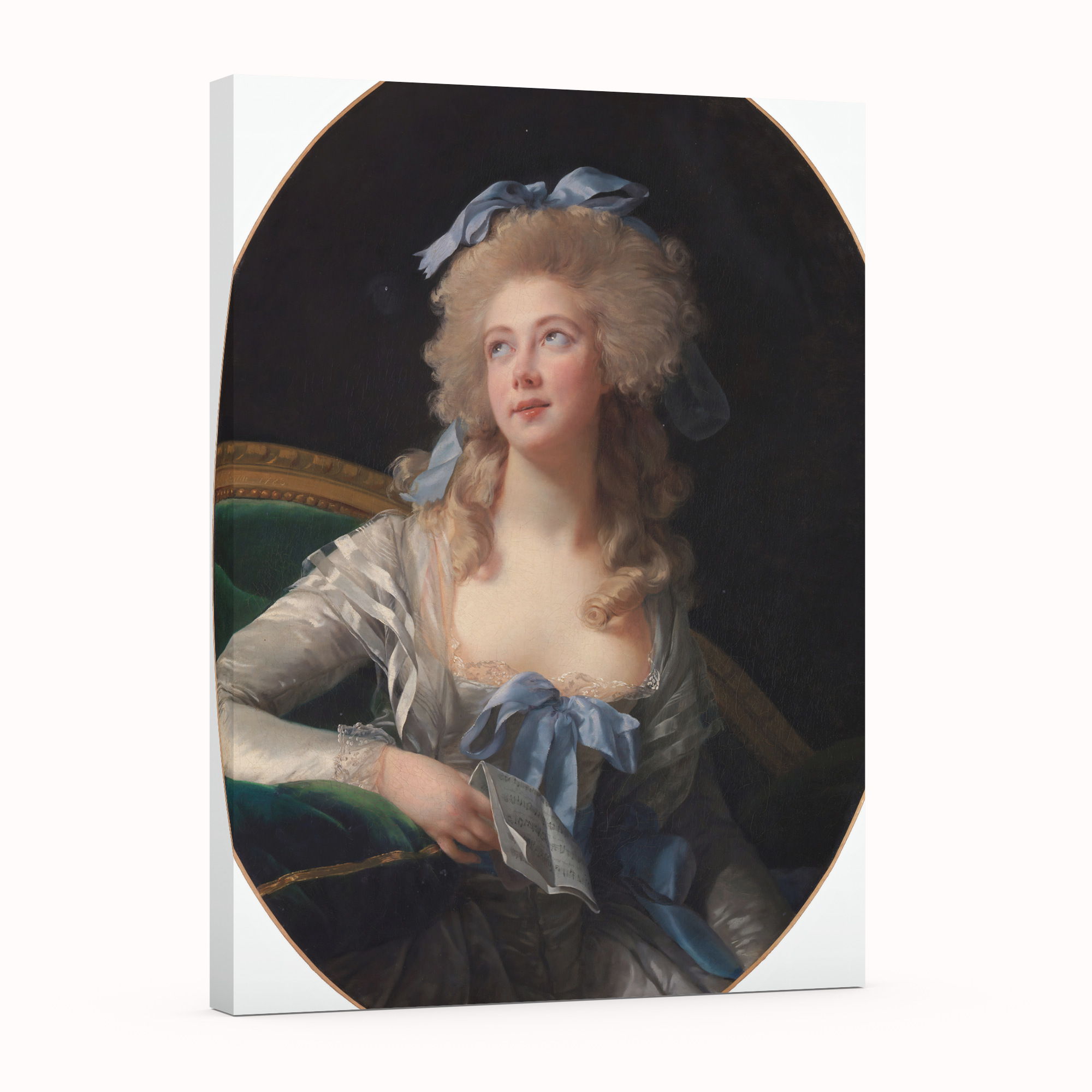 Retrato de Madame Grand - Elisabeth Vigee Le Brun - Lienzo premium 430g (calidad de galeria)