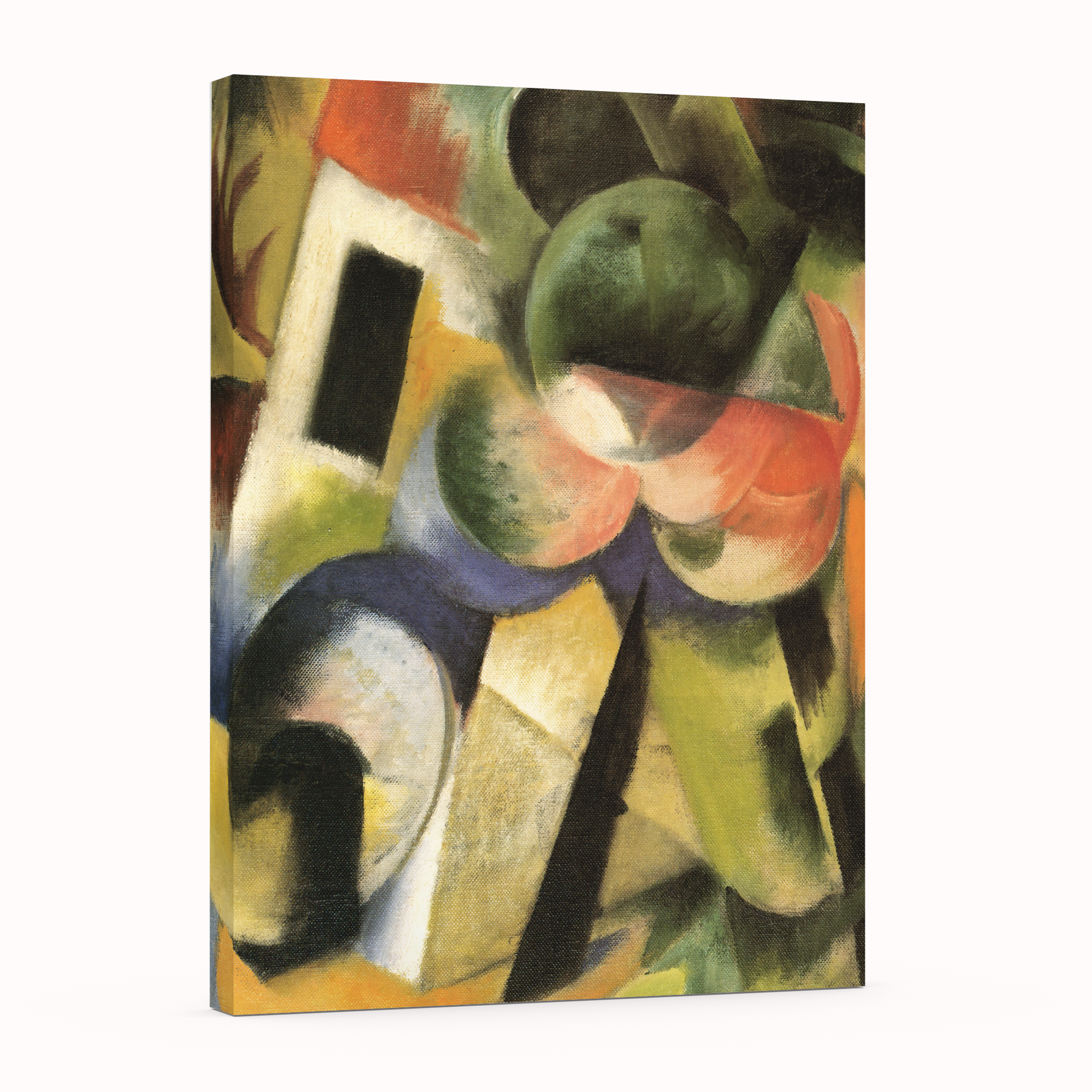 Pequeña composicion II - Franz Marc - Lienzo premium 430g (calidad de galeria)
