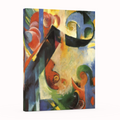 Formas rotas - Franz Marc - Lienzo premium 430g (calidad de galeria)
