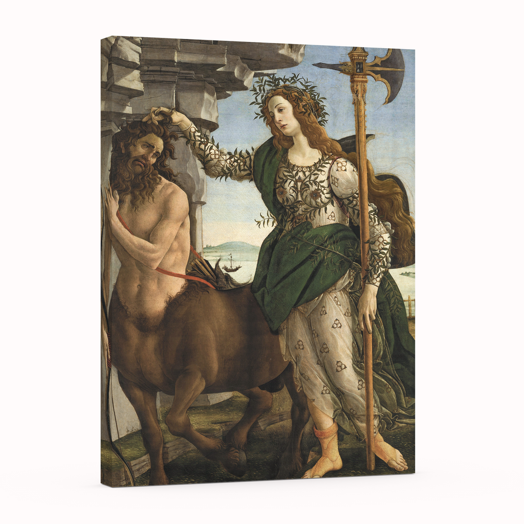 Pallas et le centaure - Sandro Botticelli - Toile premium 430g (qualité galerie)
