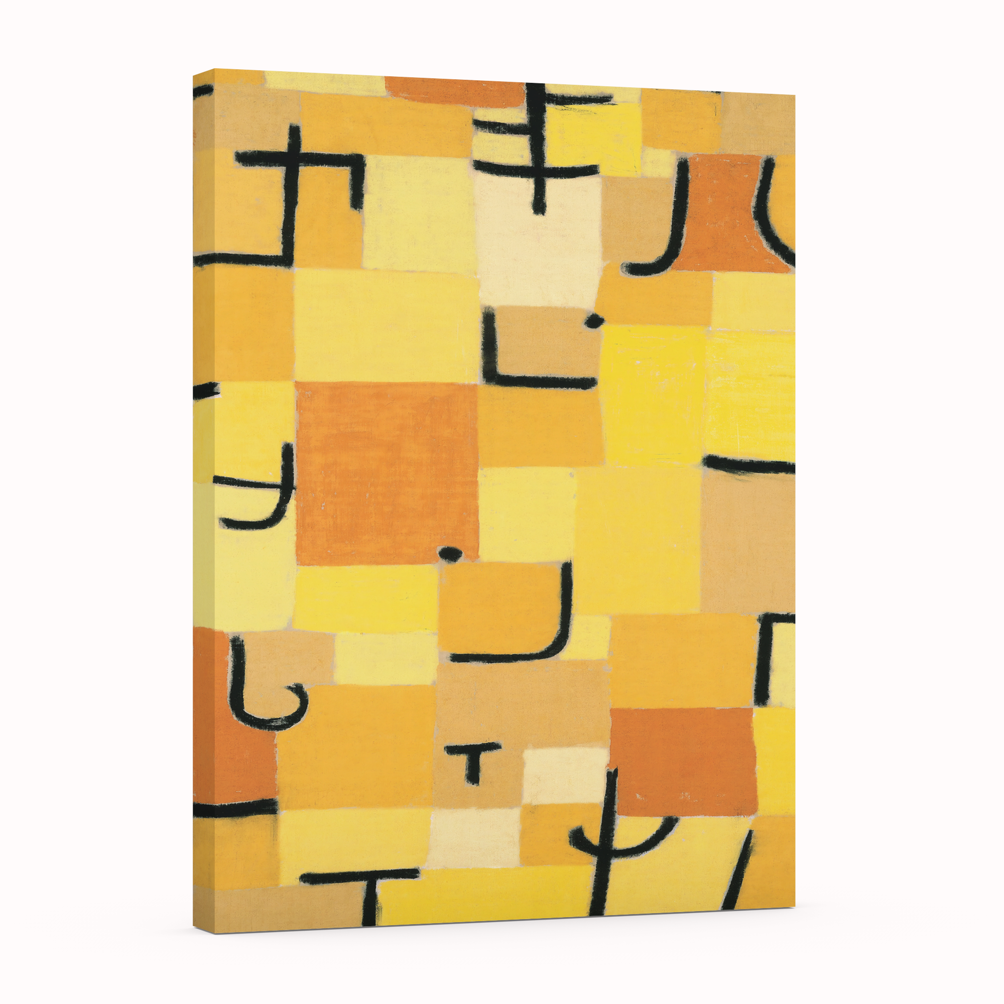Signos en amarillo - Paul Klee - Lienzo premium 430g (calidad de galeria)