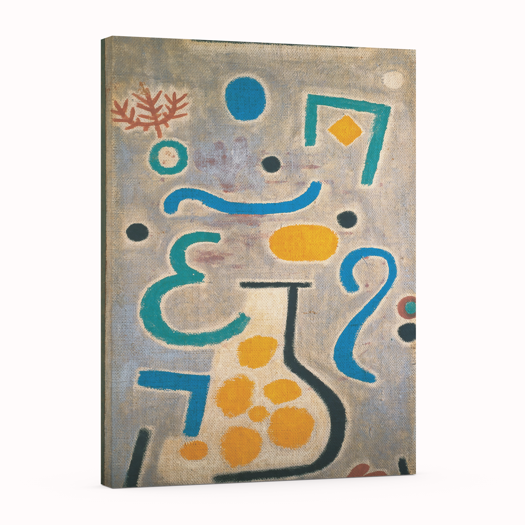 El jarron - Paul Klee - Lienzo premium 430g (calidad de galeria)