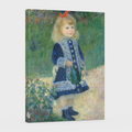 Niña con regadera -Pierre Auguste Renoir - Lienzo premium 430g (calidad de galeria)