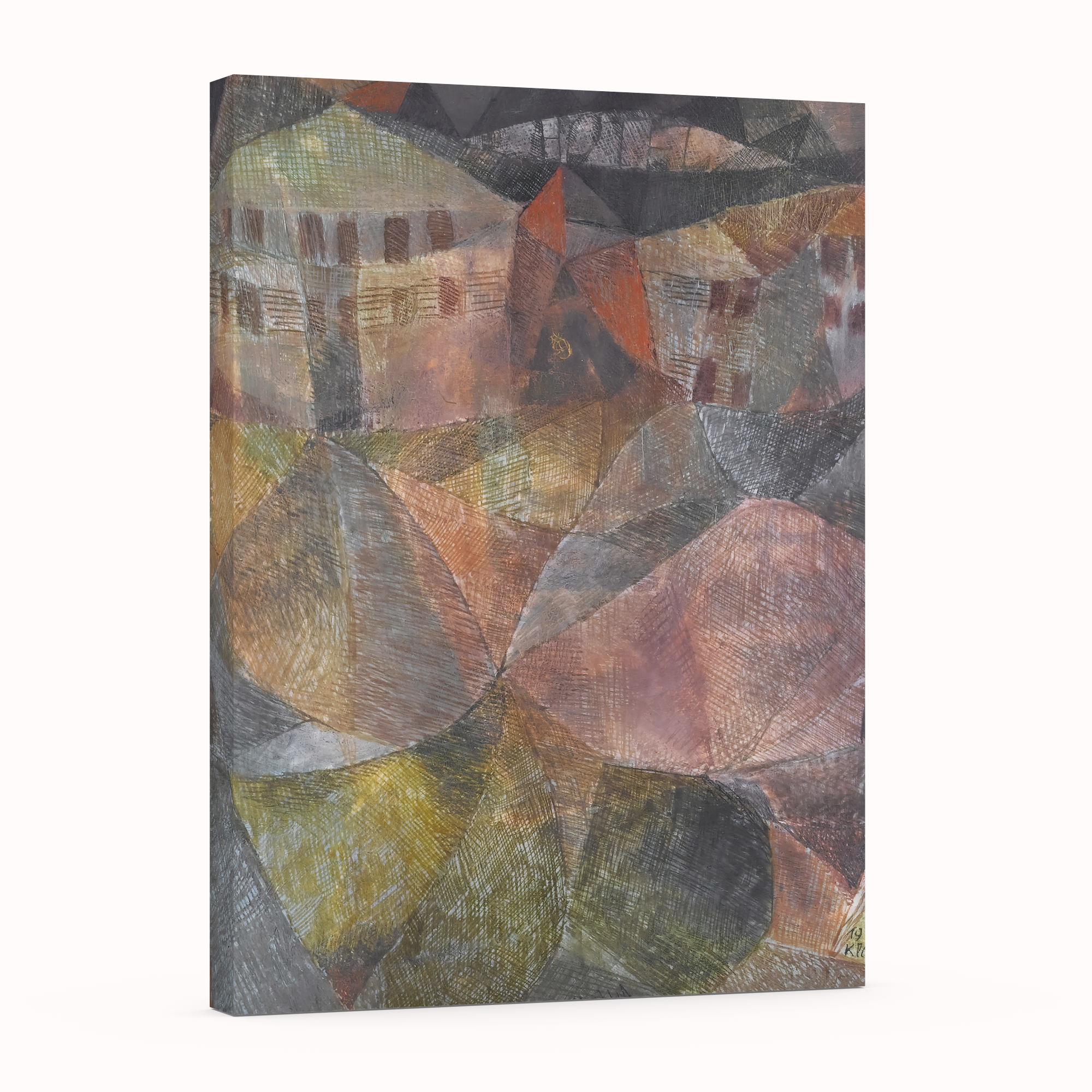 El hotel - Paul Klee - Lienzo premium 430g (calidad de galeria)