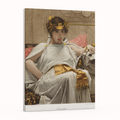Cleopatra - John William Waterhouse - Lienzo premium 430g (calidad de galeria)