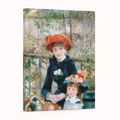 En la terraza - Pierre-Auguste Renoir - Lienzo premium 430g (calidad de galeria)
