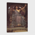 Circe ofreciendo la copa a odiseo -John William Waterhouse - Lienzo premium 430g (calidad de galeria)