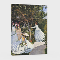 Mujeres en el jardin -Claude Monet - Lienzo premium 430g (calidad de galeria)