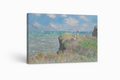 Paseo por el acantilado - Claude Monet - Lienzo premium 430g (calidad de galeria)