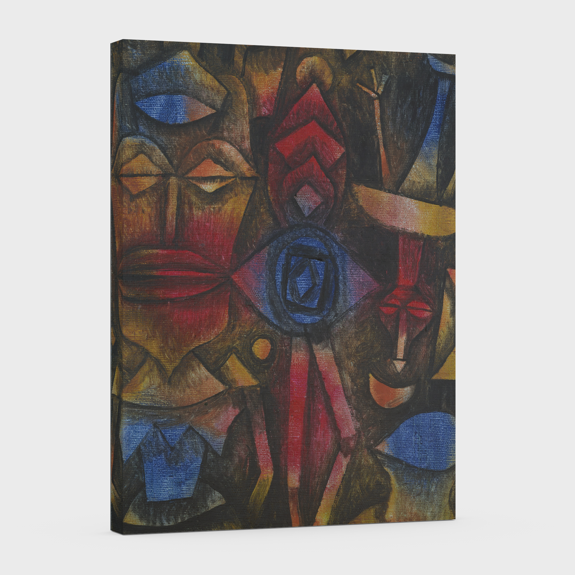 Coleccion de figurillas -Paul Klee - Lienzo premium 430g (calidad de galeria)