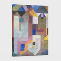 Arquitectura de colores -Paul Klee - Lienzo premium 430g (calidad de galeria)
