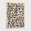 Anuncio para comediantes -Paul Klee - Lienzo premium 430g (calidad de galeria)