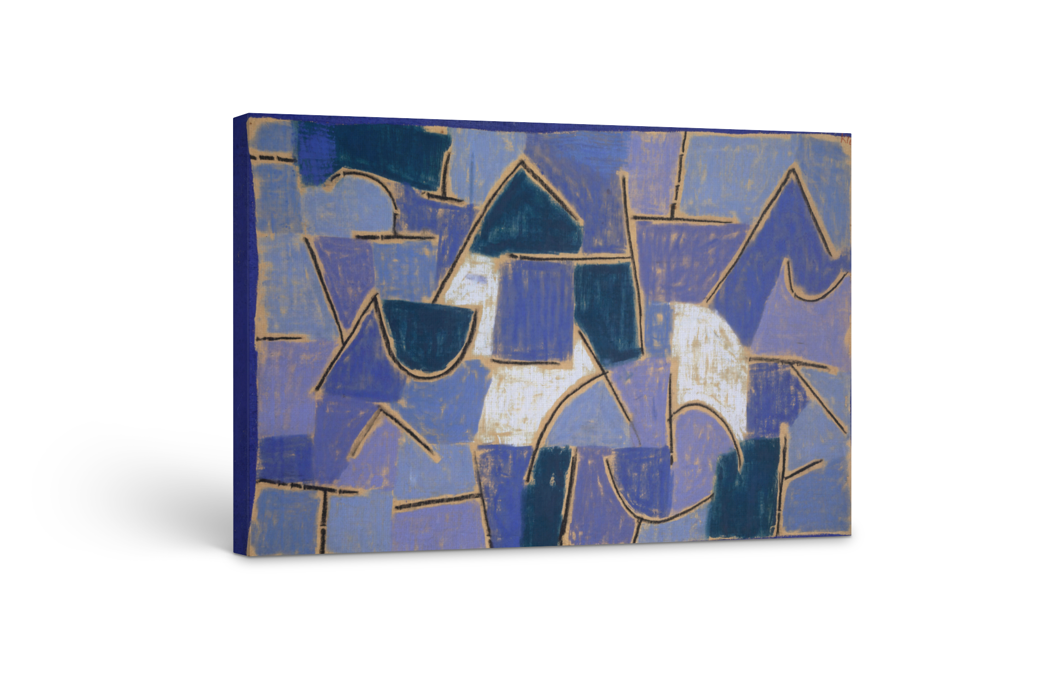 Noche Azul - Paul Klee - Lienzo premium 430g (calidad de galeria)