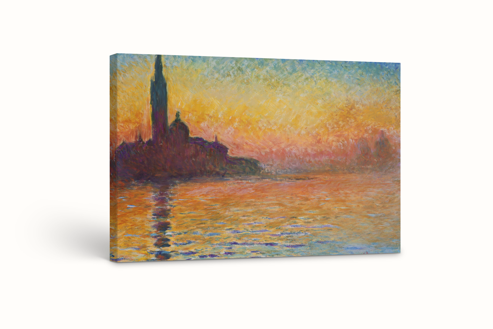 Crepusculo en venecia -Claude Monet - Lienzo premium 430g (calidad de galeria)