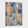 Ventana sobre la ciudad - Robert Delaunay - Lienzo premium 430g (calidad de galeria)