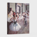 La clase de danza -Edgar Degas - Lienzo premium 430g (calidad de galeria)