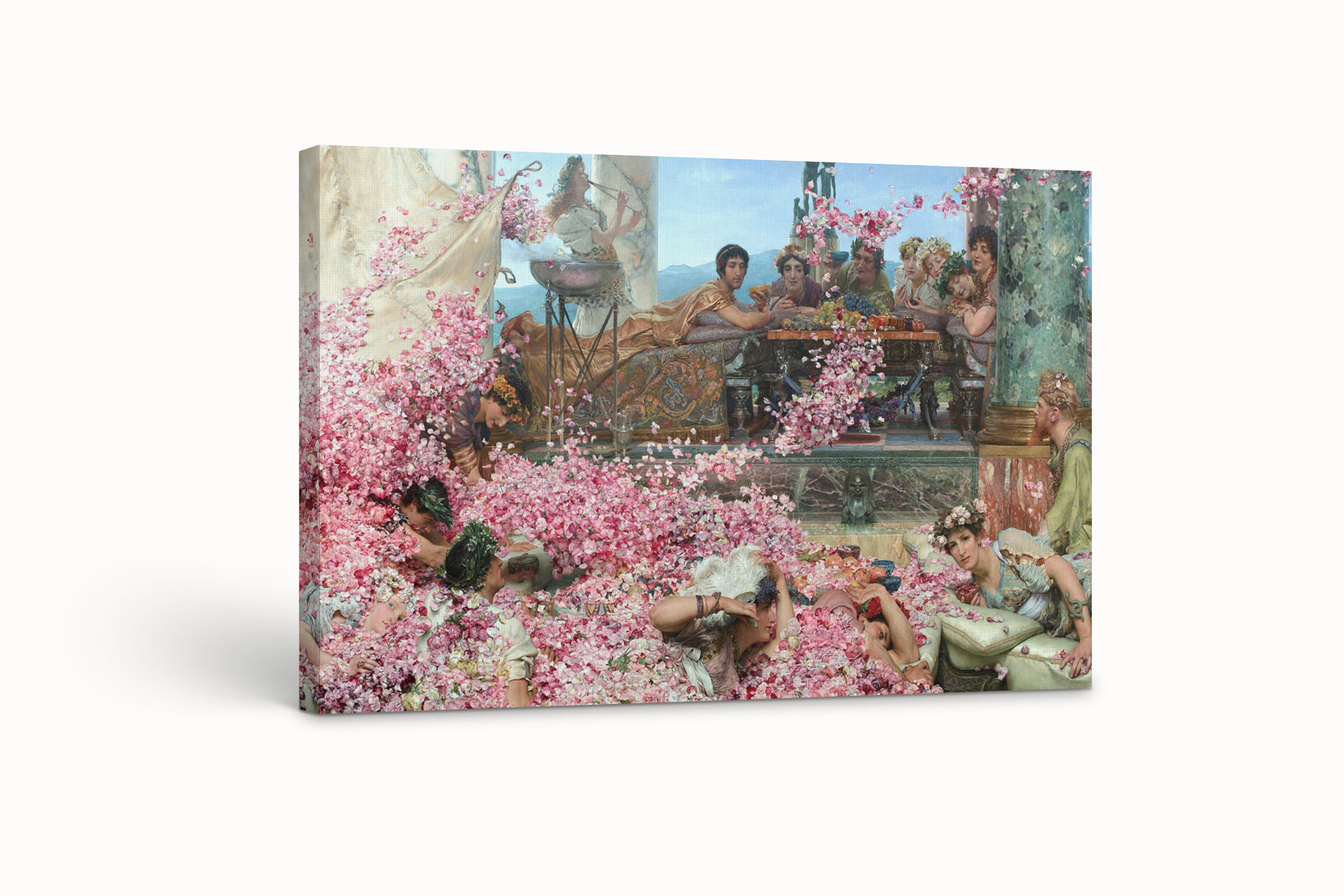 Las rosas de Heliogabalo - Lawrence Alma-Tadema - Lienzo premium 430g (calidad de galeria)